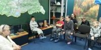 В краеведческом музее с.им.П.Осипенко состоялось мероприятие и экскурсия для детей пришкольной весенней площадки - Библиотечно-музейный центр м. р. им. Полины Осипенко