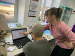 Объединение «Компьютерная грамотность» для категории населения 50+ продолжает свою работу в центральной библиотеке