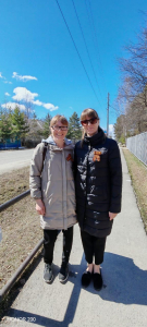 Центральная библиотека с.им.Полины Осипенко провела акцию "Георгиевская ленточка"