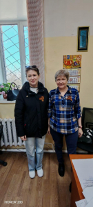 Центральная библиотека с.им.Полины Осипенко провела акцию "Георгиевская ленточка"