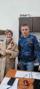 Центральная библиотека с.им.Полины Осипенко провела акцию "Георгиевская ленточка"