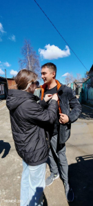 Центральная библиотека с.им.Полины Осипенко провела акцию "Георгиевская ленточка"