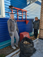 Библиотеки приняли участие в осеннем субботнике